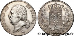 5 francs Louis XVIII, tête nue 1822 Paris F.309/68