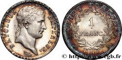 1 franc Napoléon Ier tête laurée, Empire français 1811 Lyon F.205/31