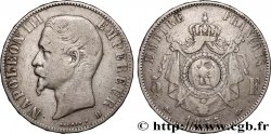 5 francs Napoléon III, tête nue 1855 Lyon F.330/5