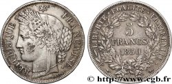 5 francs Cérès, IIe République 1850 Paris F.327/4