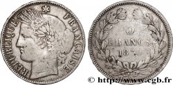 5 francs Cérès sans légende 1870  Bordeaux F.332/5
