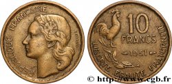 10 francs Guiraud 1951  F.363/4