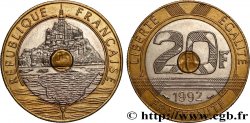 20 francs Mont Saint-Michel 1992 Pessac F.403/2