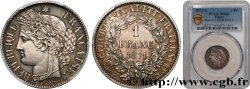 1 franc Cérès, Troisième République, petit A 1871 Paris F.216/2