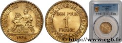 1 franc Chambres de Commerce 1924 Paris F.218/6
