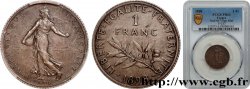 1 franc Semeuse, flan mat, vieil argent 1898 Paris F.217/2