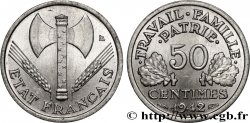 50 centimes Francisque, lourde 1942 Paris F.195/3