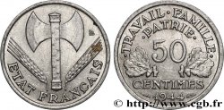 50 centimes Francisque, légère 1944  F.196/4