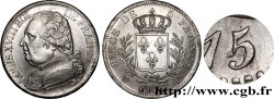 5 francs Louis XVIII, buste habillé 1815 Bayonne F.308/24