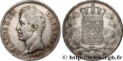 5 francs Charles X 2e type, tranche en relief 1830 Paris F.312/1