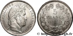 5 francs Ier type Domard, tranche en relief 1831 Lille F.320/13