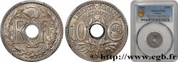 Essai de 10 centimes Lindauer, Cmes souligné, Maillechort 1914 Paris GEM.39 6