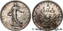 5 francs Semeuse, argent 1960 Paris F.340/4