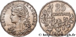 Essai de 25 centimes Patey, 2e type, tranche à 22 pans 1904 Paris F.169/1