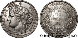 5 francs Cérès, IIe République 1851 Paris F.327/7