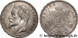 5 francs Napoléon III, tête laurée 1867 Paris F.331/10