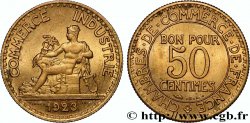 50 centimes Chambres de Commerce 1923 Paris F.191/5