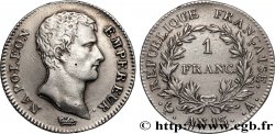 1 franc Napoléon Empereur, Calendrier révolutionnaire 1805 Paris F.201/14