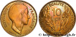 Concours de 10 francs, essai de Popineau en bronze-aluminium 1929 Paris GEM.167 3