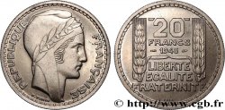 Essai de 20 francs Turin en cupro-nickel 1945 Paris GEM.206 1