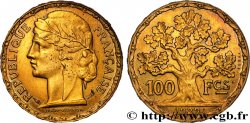 Concours de 100 francs or, essai de Vernon en bronze-aluminium 1929 Paris GEM.284 4