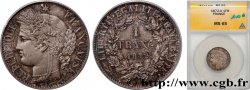 1 franc Cérès, IIIe République, petit A 1872 Paris F.216/5