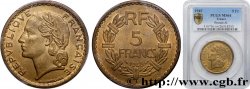 5 francs Lavrillier, bronze-aluminium 1945  F.337/5