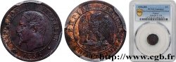 Un centime Napoléon III, tête nue 1856 Strasbourg F.102/28