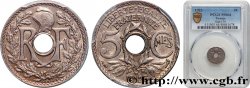 5 centimes Lindauer, petit module 1923 Paris F.122/6