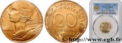 20 centimes Marianne, frappe fautée sur flan de 10 centimes Marianne 1984 Pessac F.156/24 var.