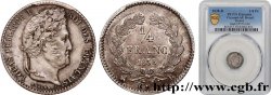 1/4 franc Louis-Philippe 1838 Rouen F.166/70