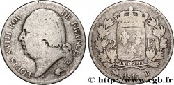 2 francs Louis XVIII 1817 Rouen F.257/9