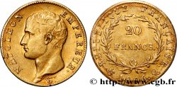 20 francs Napoléon tête nue, calendrier grégorien 1806 Perpignan F.513/3 AU 