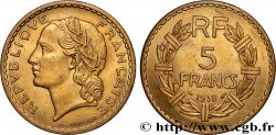 5 francs Lavrillier, bronze-aluminium 1938  F.337/1