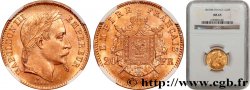 20 francs or Napoléon III, tête laurée 1869 Strasbourg F.532/21