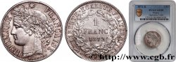 1 franc Cérès, IIIe République 1872 Bordeaux F.216/6