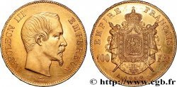 100 francs or Napoléon III, tête nue 1858 Paris F.550/5 SUP 