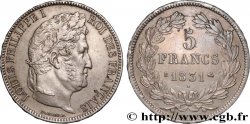 5 francs Ier type Domard, tranche en relief 1831 Rouen F.320/2 SUP 