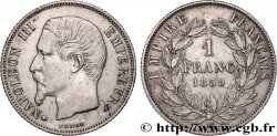 1 franc Napoléon III, tête nue  1859 Strasbourg F.214/13