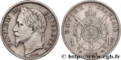 1 franc Napoléon III, tête laurée 1866 Strasbourg F.215/4