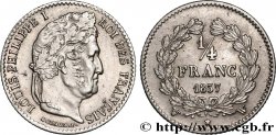 1/4 franc Louis-Philippe 1837 Lille F.166/68