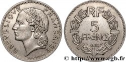 5 francs Lavrillier, nickel 1933  F.336/2