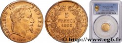 5 francs or Napoléon III, tête laurée 1864 Paris F.502/5