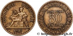 50 centimes Chambres de Commerce 1927 Paris F.191/9