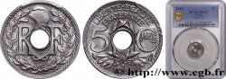 5 centimes Lindauer, petit module 1938 Paris F.122/21