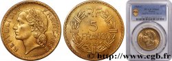 5 francs Lavrillier, bronze-aluminium 1945 Castelsarrasin F.337/6