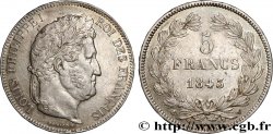 5 francs IIe type Domard 1843 Lille F.324/104