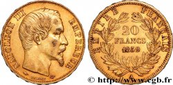 20 francs or Napoléon III, tête nue 1859 Paris F.531/15