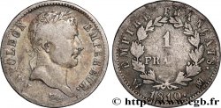 1 franc Napoléon Ier tête laurée, Empire français 1810 Marseille F.205/24