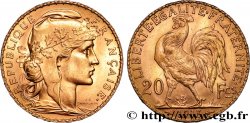 20 francs or Coq, Liberté Égalité Fraternité 1913 Paris F.535/7 SC 